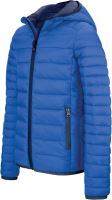 MEN'S LIGHTWEIGHT HOODED PADDED JACKET Light Royal Blue